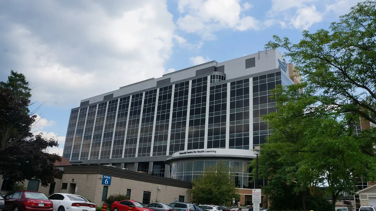 Exterior of Children's Hospital at the Victoria Hospital site in London, Ontario