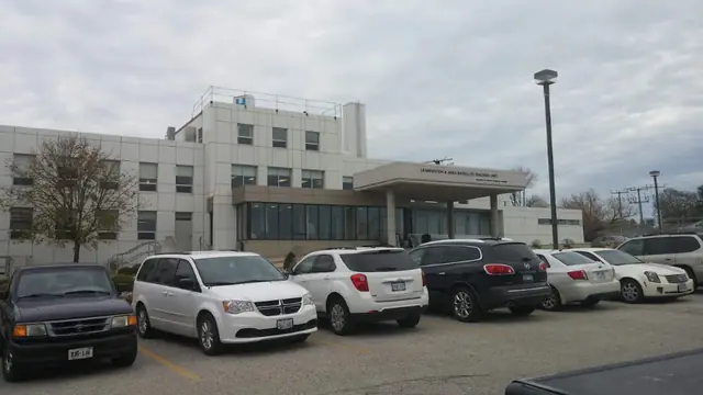The Leamington dialysis unit canopy at Erie Shores HealthCare in Leamington, Ontario