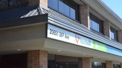 The Fraser Health entrance at 20651 56th Avenue in Langley, British Columbia