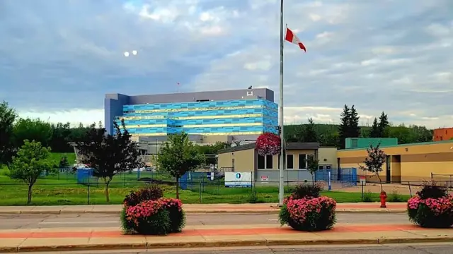 The front of Northern Lights Regional Health Centre in Fort McMurray, Alberta