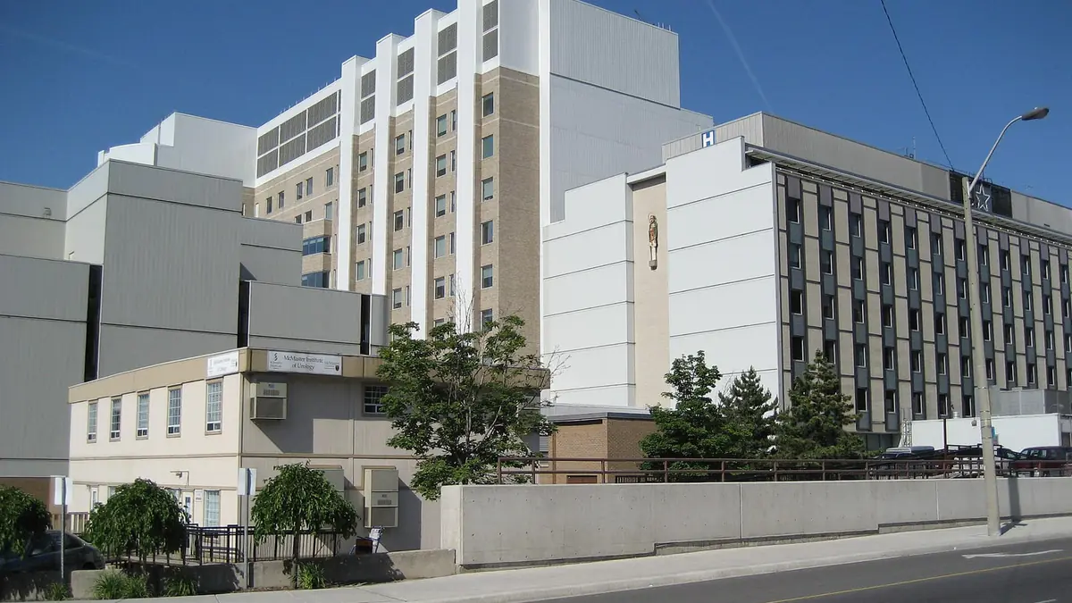 St. Joseph's Hospital on James Street South in Hamilton, Ontario, in 2007