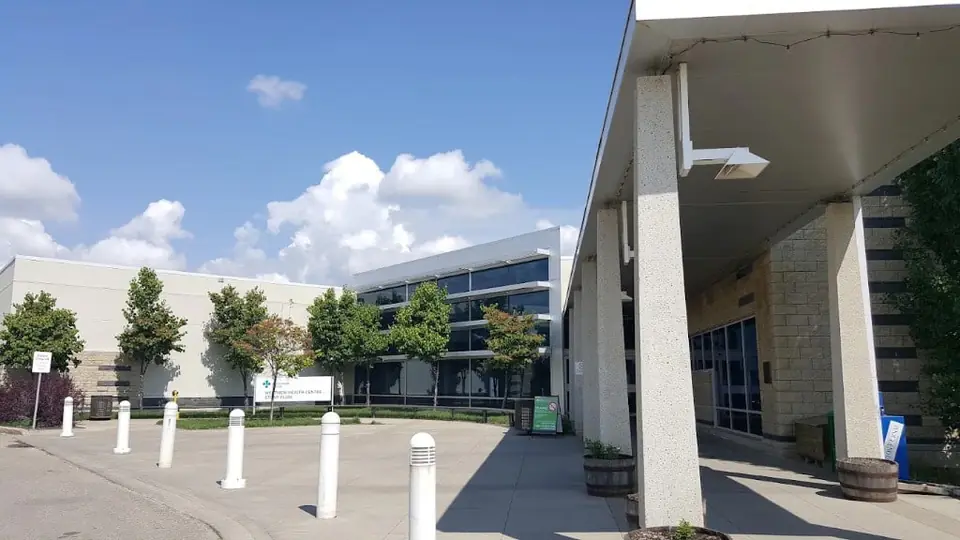 The entrance of WestView Health Centre in Stony Plain, Alberta